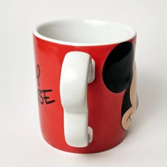 Disney Mickey Mouse Red Mug – Monogram Int’l Collectible Coffee Cup - Picture 4 of 6